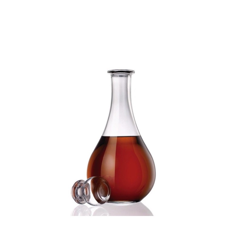 Brocca Decanter vetro con tappo   in Brocche e bottiglie