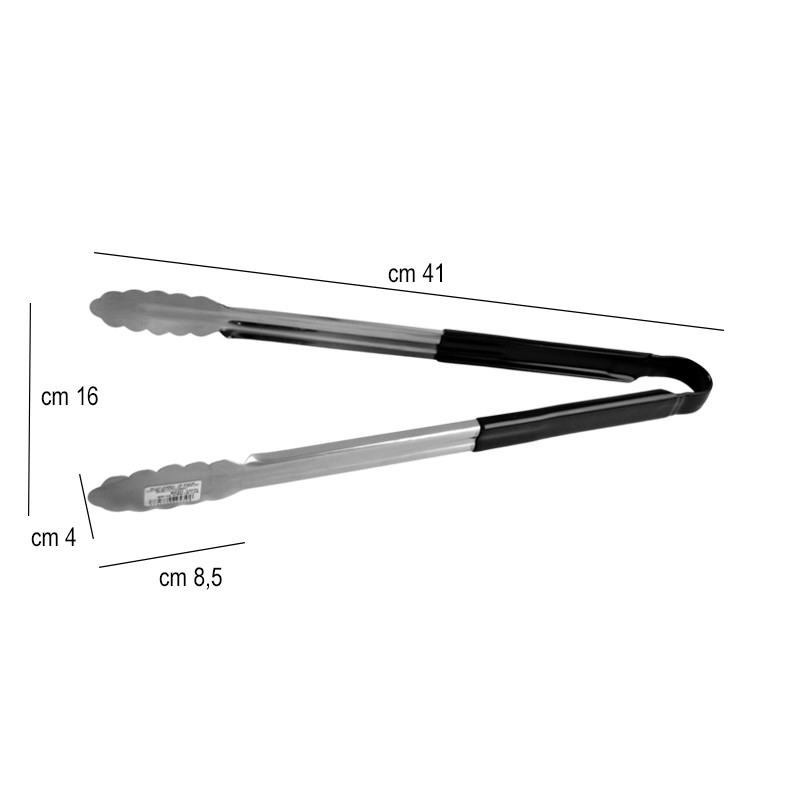 Molla pinza barbecue gommata   in Pinze cucina