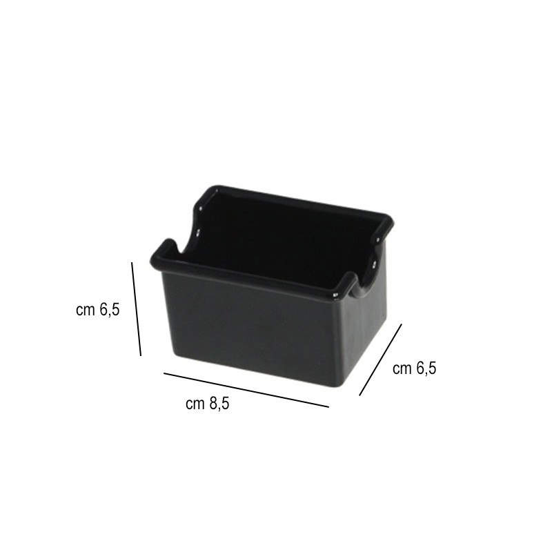 Porta bustine zucchero nero   in Bar