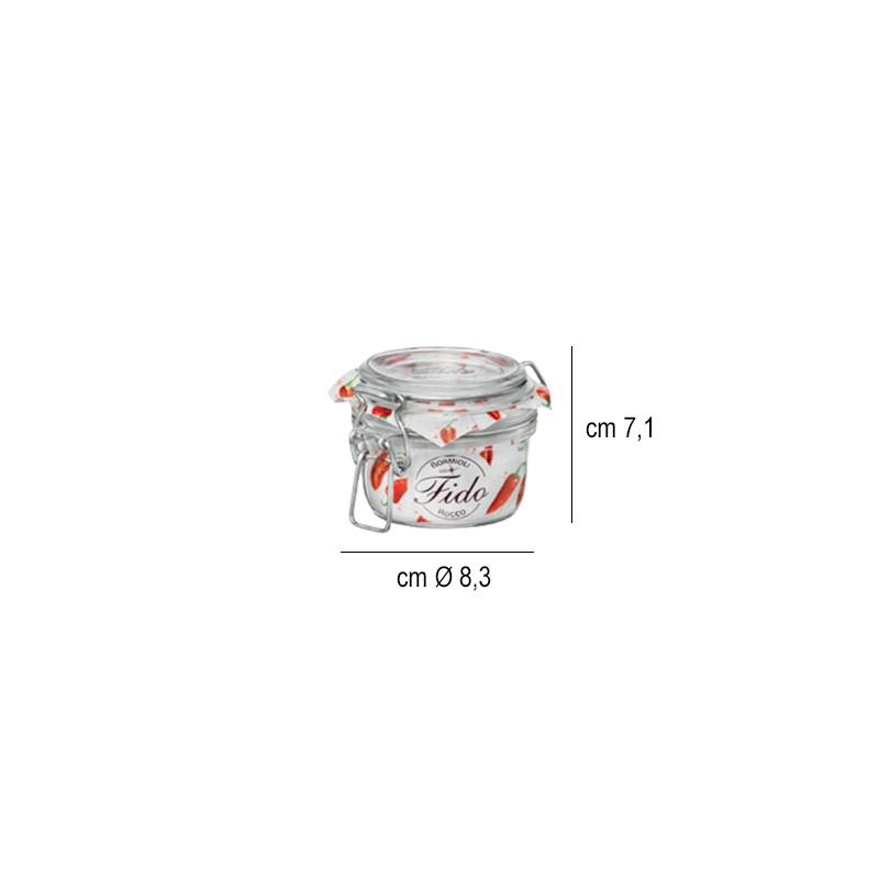 Barattolo vetro con coperchio   in Buffet