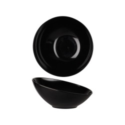 Bowl inclinata melamina nera Churchill Porcellana  in Porcellane