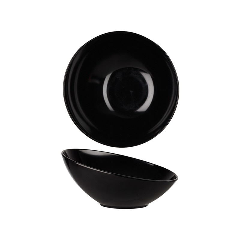 Bowl inclinata melamina nera Churchill Porcellana  in Porcellane