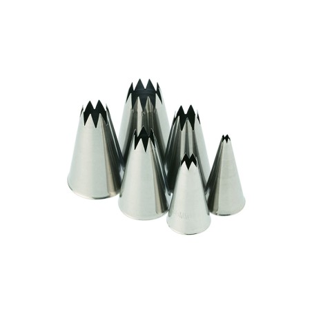 Bocchetta sac a poche a stella in acciaio | Piazza Effepi