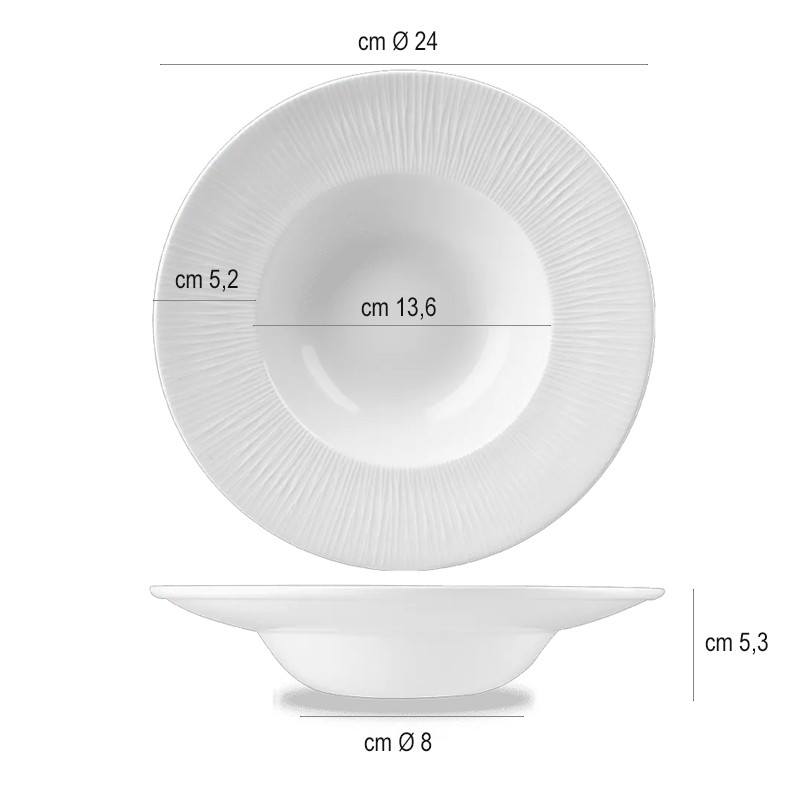 Churchill pasta bowl bamboo Churchill Porcellana  in Linee