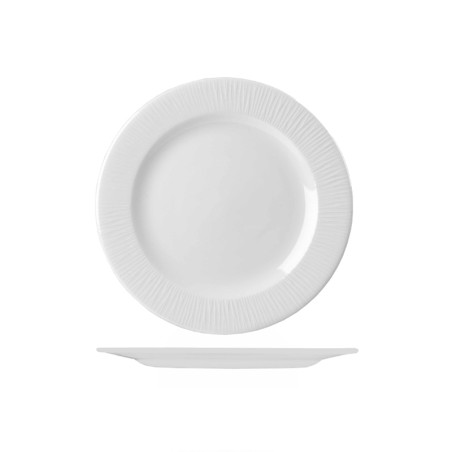 Piatto dessert churchill bamboo bianco | Piatti da ristorante | Rausa