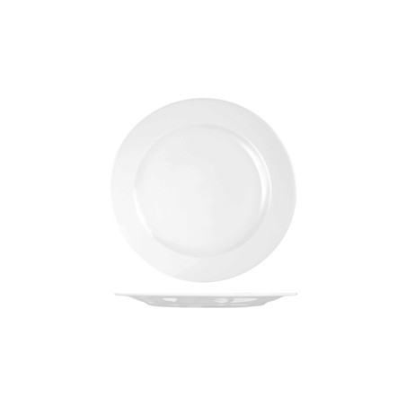 Piatto pane churchill profile bianco | piatti da ristorante | Rausa srl