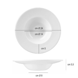 Churchill pasta bowl profile Churchill Porcellana  in Linee