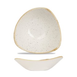 bowl triangolare churchill stonecast barley white | piatti da ristorante