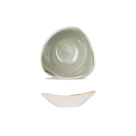 Churchill Stonecast Peppercorn grey Ciotola triangolare | Rausa srl