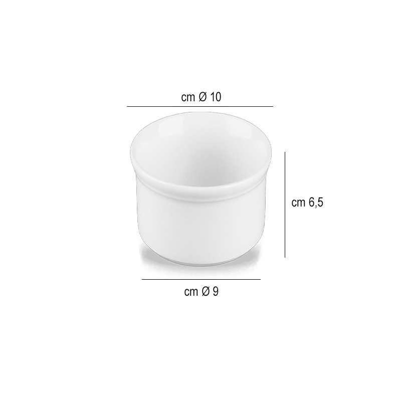 Coppetta porcellana soufflè Churchill Porcellana  in Porcellane