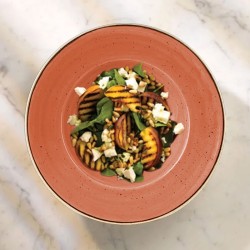 Churchill pasta bowl stonecast spiced orange Churchill Porcellana  in Linee