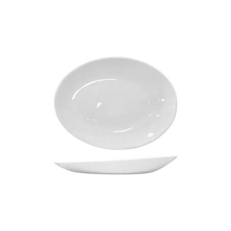 Piatto ovale inclinato churchill profile | Piatti da ristorante | rausa srl
