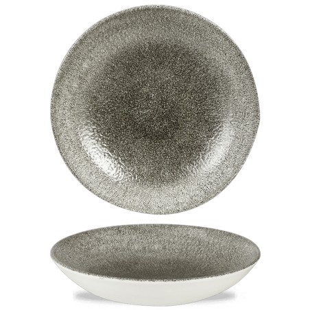 Churchill studio prints raku quartz black | Piatti da ristorante | rausa