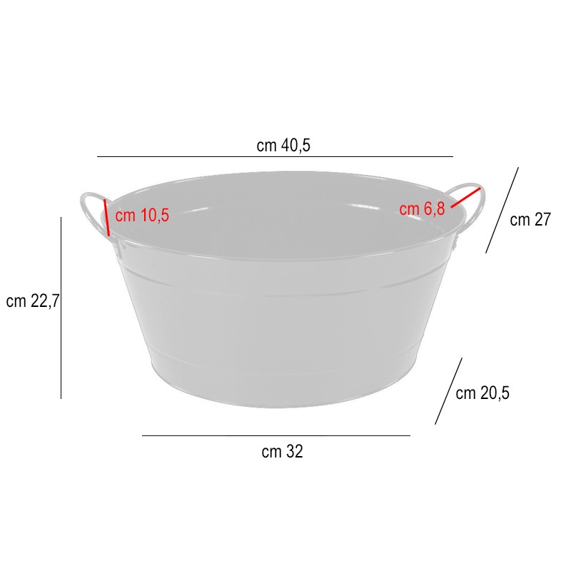 Secchiello porta bottiglie party Ilsa  in Secchielli per ghiaccio