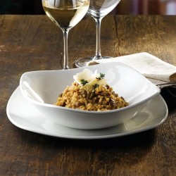 Piatto dessert churchill x squared Churchill Porcellana  in Linee