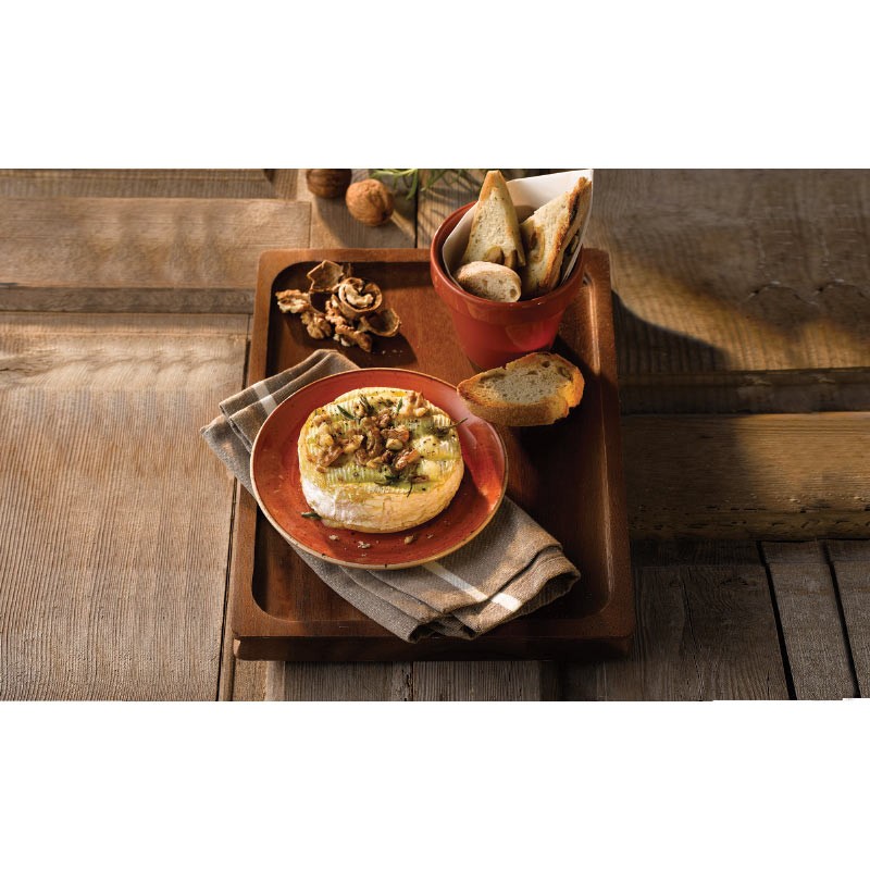 Piatto dessert churchill stonecast spiced orange Churchill Porcellana  in Linee