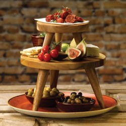 Piatto dessert churchill stonecast spiced orange Churchill Porcellana  in Linee