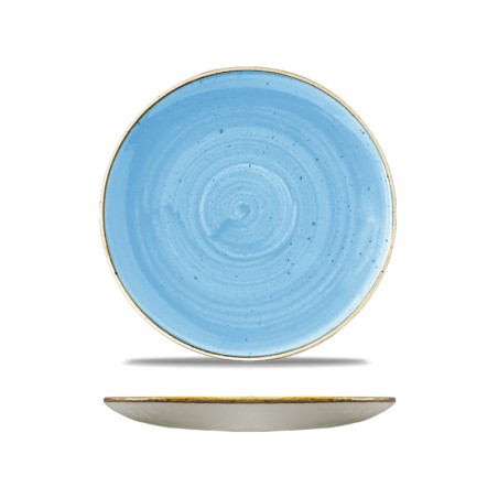 Piatto dessert churchill stonecast cornflower blue | Rausa srl