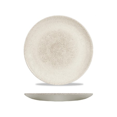 Piatto dessert churchill studio prints raku agate grey | Rausa srl