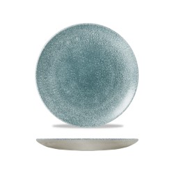 Piatto dessert churchill studio prints raku topaz blue | Rausa srl