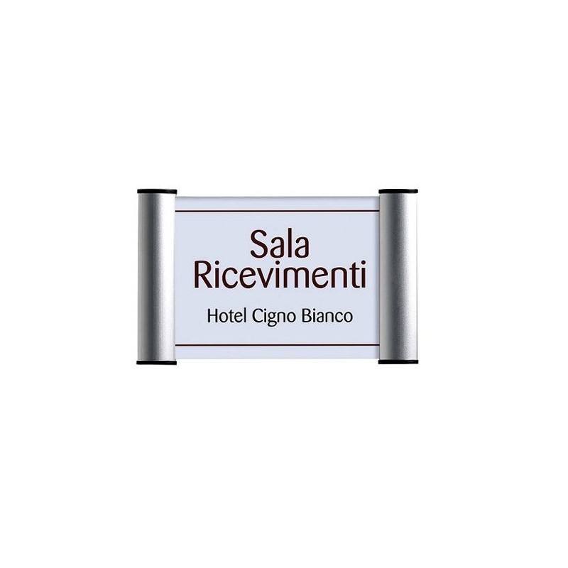 Porta targhetta a scatto A6 Leone decorazioni  in Tavola