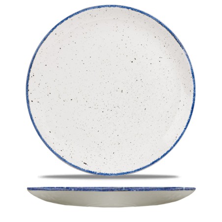 piatto piano churchill stonecast hints indigo blue | piatti da ristorante