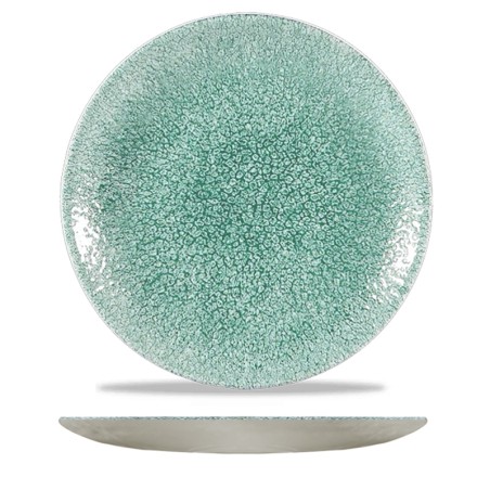 Piatto dessert churchill studio prints raku jade green | Rausa srl