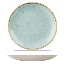 Piatto piano stonecast duck egg blue | Piatti da ristorante | Rausa