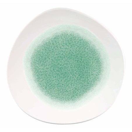 Piatto trace piano raku blu