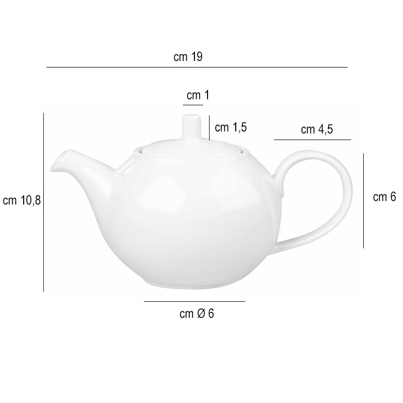 Teiera porcellana profile Churchill Porcellana  in Porcellane