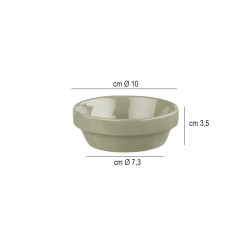 Vasetto basso grigio porcellana Churchill Porcellana  in Porcellane