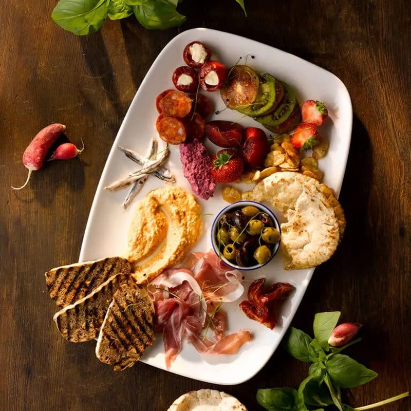 Vassoietto porcellana rettangolare chef Churchill Porcellana  in Linee