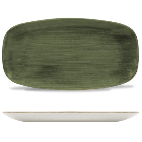 Vassoietto porcellana stonecast verde | Piatti da ristorante | Rausa