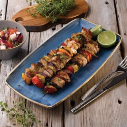 Vassoietto porcellana stonecast blu Churchill Porcellana  in Linee