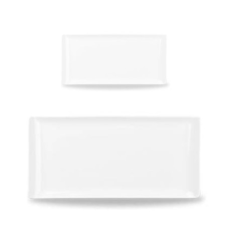 Vassoio melamina rettangolare rosso | Vassoi per buffet | Rausa srl