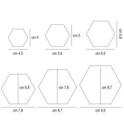 Tagliapasta forma esagono Sambonet Paderno  in Tagliapasta