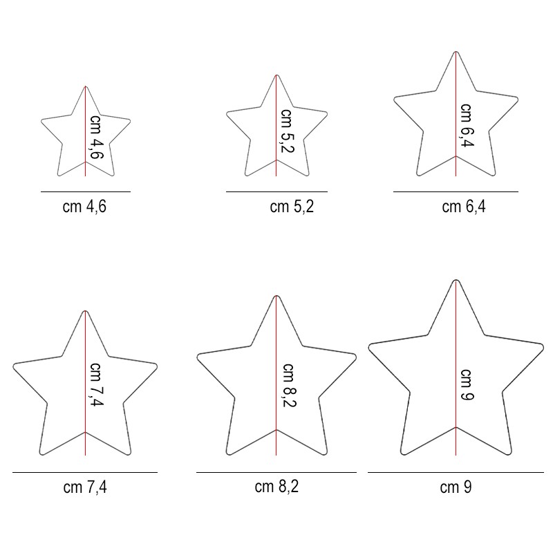 Tagliapasta forma stella Sambonet Paderno  in Tagliapasta