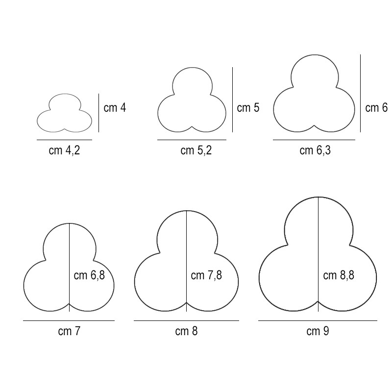 Tagliapasta forma trio Sambonet Paderno  in Tagliapasta