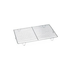 griglia in acciaio con piedini cm 46x30 | teglie da forno professionali