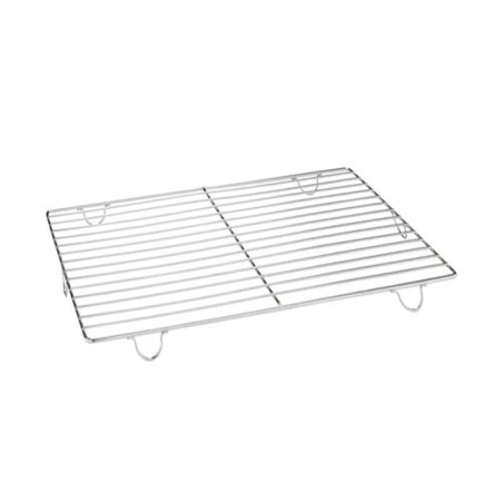 griglia in acciaio con piedini cm 60x40 | teglie da forno professionali