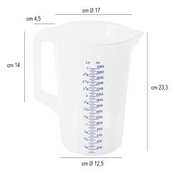 Caraffa graduata per alimenti Pavoni  in Brocche graduate
