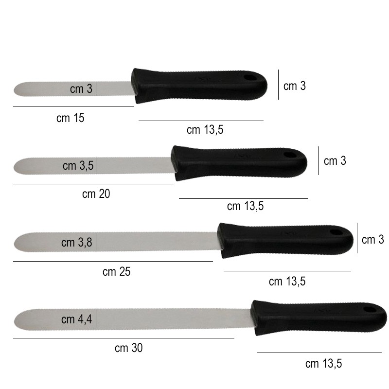 Spatola acciaio cucina pasticceria Ilsa  in Spatole da cucina