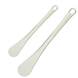 Spatola cucina e pasticceria dritta in nylon bianco | Spatole | rausa