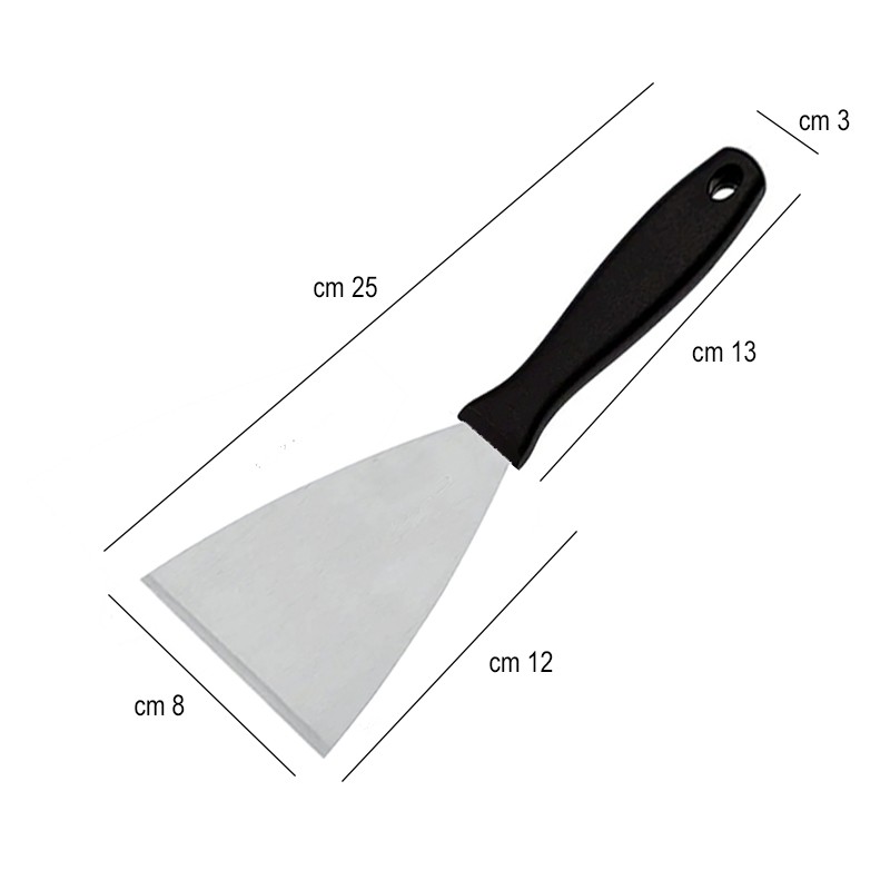 Spatola acciaio inox cucina Sambonet Paderno  in Spatole da cucina