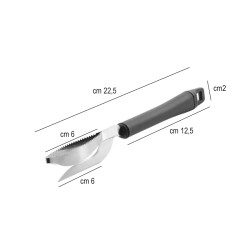 Squamapesce con coltello Sambonet Paderno  in Coltelli da cucina professionali
