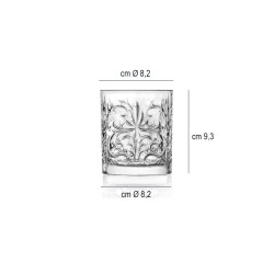 Bicchiere vetro tattoo cl 34 Rcr bicchieri  in Linee