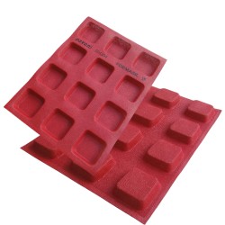 Forma silicone microforata quadrata mm 65 | Rausa srl