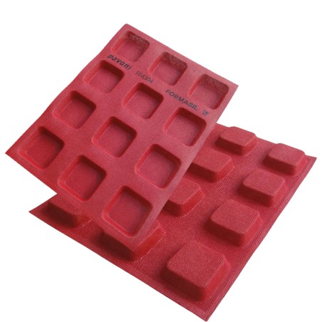 Forma silicone microforata quadrata mm 65 | Rausa srl