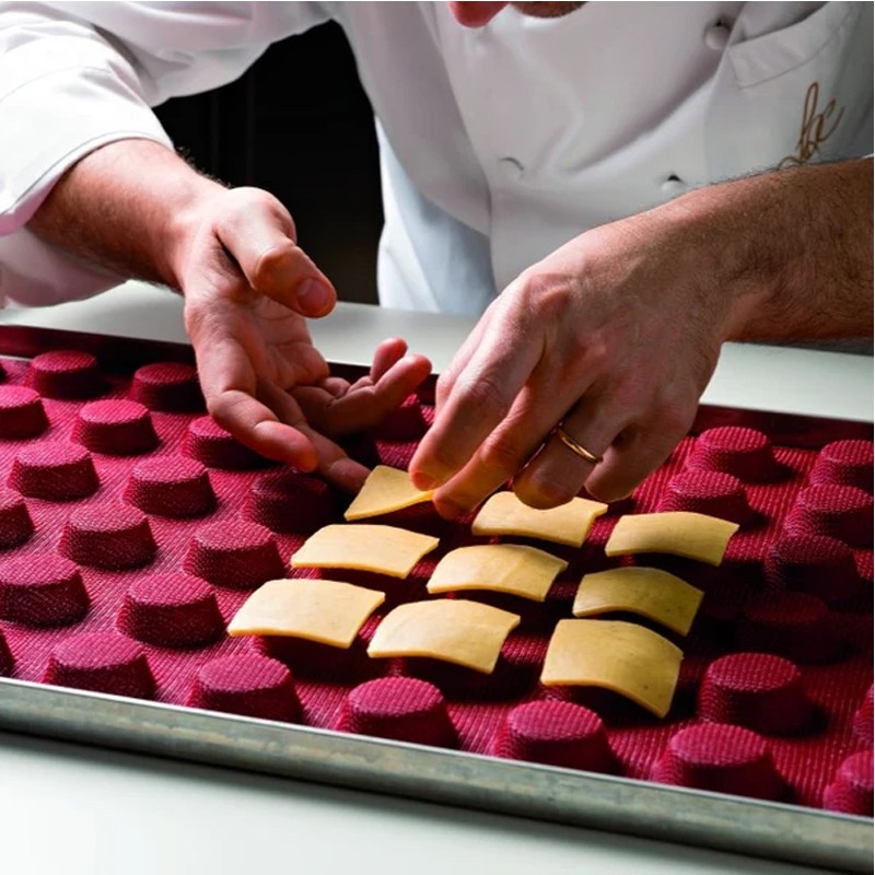 Forma silicone microforata tonda mm 65 Pavoni  in Stampi in silicone per dolci