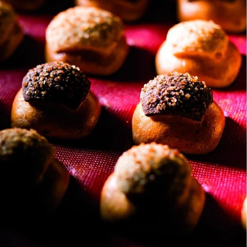 Forma silicone microforata quadrata mm 45 Pavoni  in Stampi in silicone per dolci